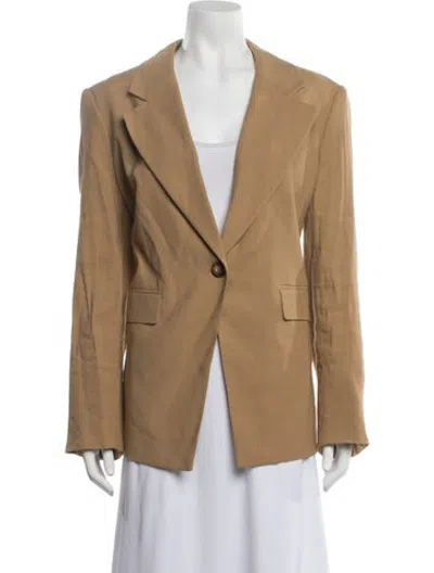 Pre-owned Staud Blazer In Neutrals