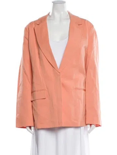 Pre-owned Staud Blazer In Orange