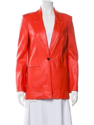 Pre-owned Staud Blazer In Orange