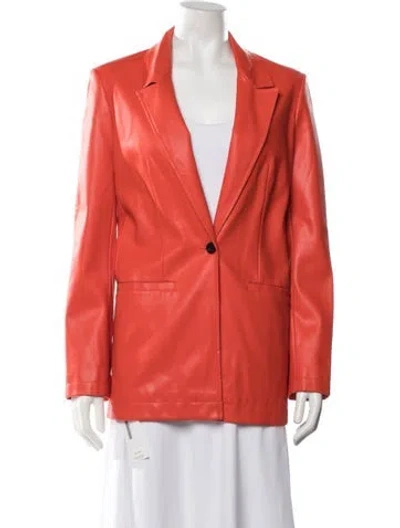 Pre-owned Staud Blazer In Orange