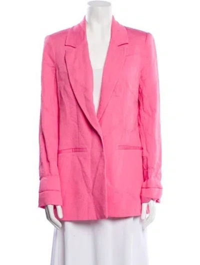 Pre-owned Staud Blazer In Pink