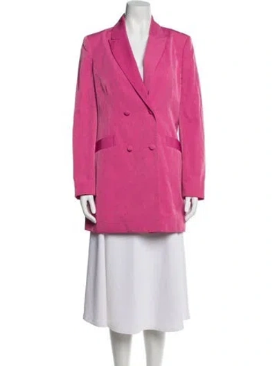 Pre-owned Staud Blazer In Pink