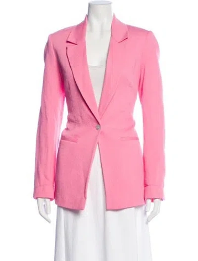 Pre-owned Staud Blazer In Pink