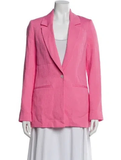 Pre-owned Staud Blazer In Pink
