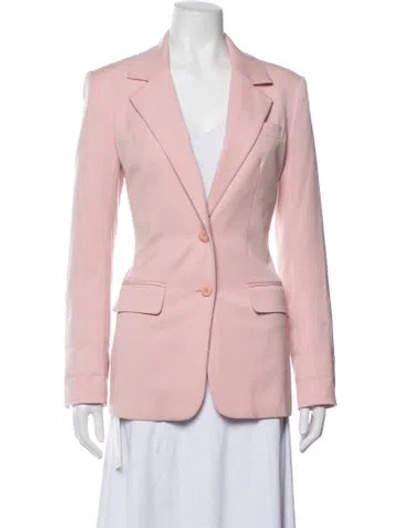 Pre-owned Staud Blazer In Pink