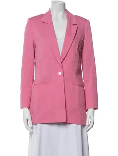 Pre-owned Staud Blazer In Pink