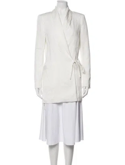 Pre-owned Staud Blazer In White