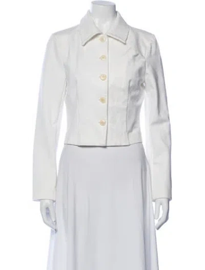 Pre-owned Staud Blazer In White