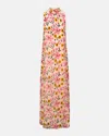 Staud Albee Floral Sleeveless Maxi Dress In Blossom Floral Tapestry
