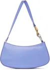 Staud Ollie Leather Shoulder Bag In Blhy Blue Hydrangea