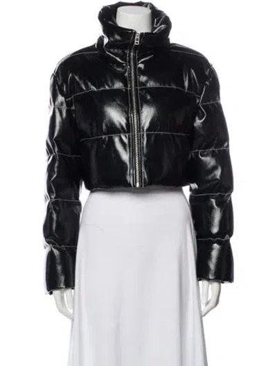 Pre-owned Staud Bomber Jacket In Black