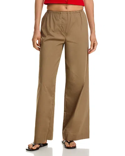 Staud Bonfire Pants In Brown