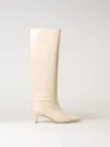 Staud The Wally Boot In Cream In Cream