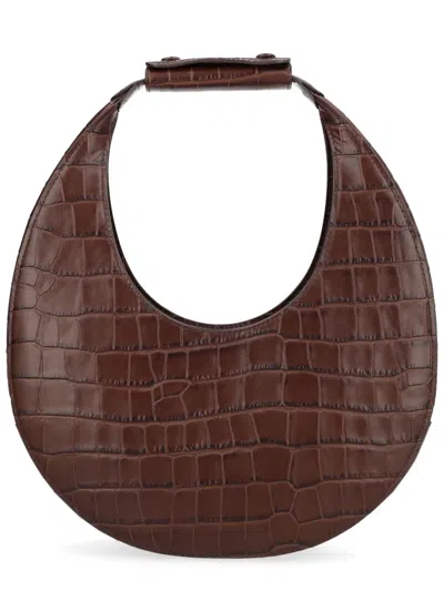 Staud Borsa "moon Tote" In Brown
