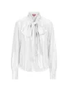 Staud Bow Maryn Top In White