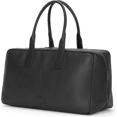 Staud The Dude Leather Weekend Bag In Black