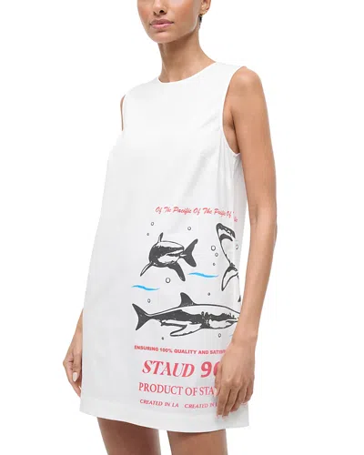 Staud Brea Dress In White