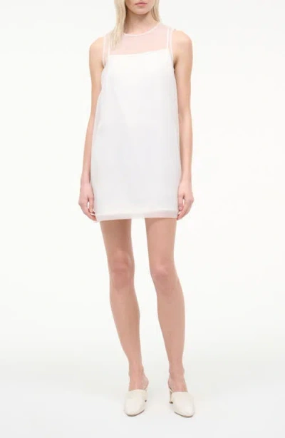 Staud Brea Minidress In White