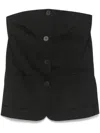 Staud Una Top Black In Black