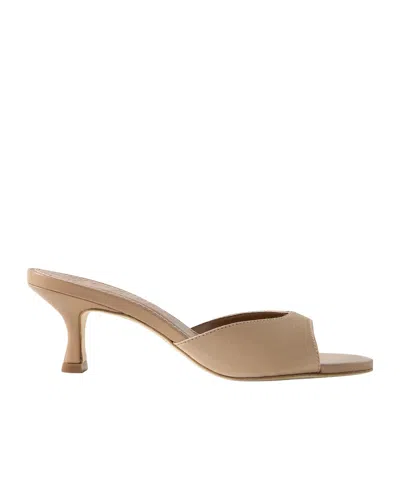 Staud Brigitte High-heeled Sandals In Brown