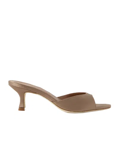 Staud Brigitte High-heeled Sandals In Brown