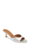 STAUD STAUD BRIGITTE KITTEN HEEL SLIDE SANDAL