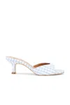 Staud Brigitte Mule In Sky Micro Check