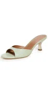 Staud Brigitte Mules Pale Jade In Pale Jade