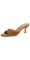 Staud Tan Brigitte Mules In Tan Tan