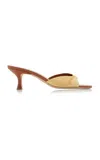 Staud Brigitte Mule Slip On In Porcini In Tan