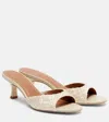 Staud Brigitte Sequined Leather Mules In Multi
