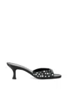 Staud Brigitte Studded Brigitte Sandals In Black