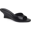 Staud Brigitte Wedge Sandal In Black