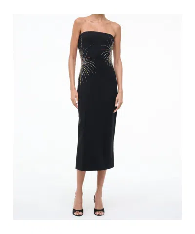 Staud Britney Dress Firework In Black