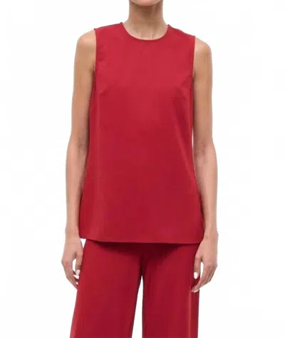 Staud Bronte Tank Top In Pomegranate In Multi