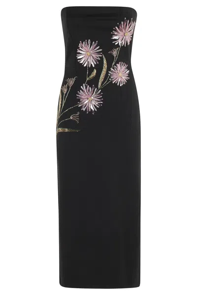 Staud Brooke Dress In Black