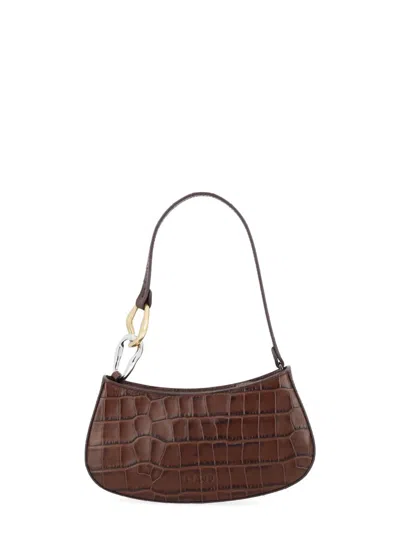 Staud Brown Cow Leather Shoulder Bag