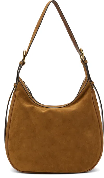 Staud Brown Pine Bag In Tan Tan