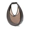 Staud Brown Moon Shoulder Bag In Brown