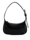 Staud Leather Shoulder Bag In Black