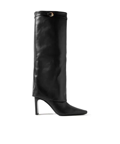 Staud Wally Foldover Leather 90mm Boots In Multi