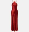 Staud Cadence Dress In Rust In Red