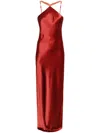 Staud Cadence Halter Maxi Dress