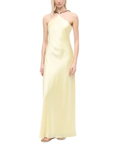 Staud Cadence Dress In Yellow