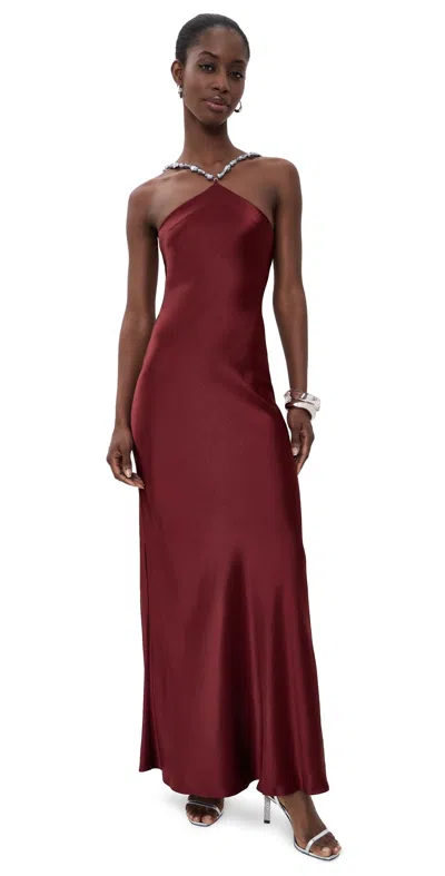 Staud Cadence Dress Pinot In Brown