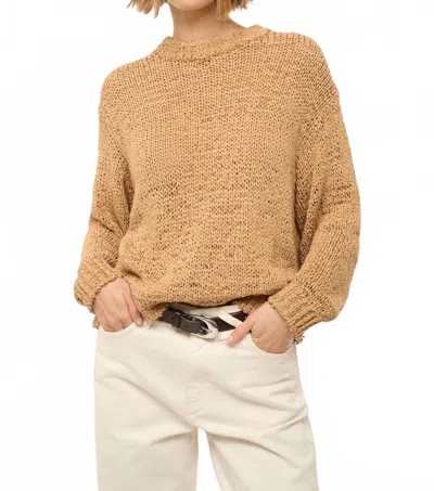 STAUD CALA SWEATER IN CAMEL