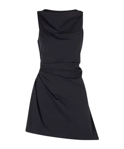 Staud Callie Mini Dress In Black