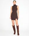 Staud Charade Wool Blend Sweater Dress In Brown