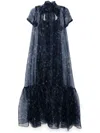 Staud Calluna Zodiac Dress In Blue