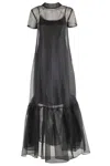 Staud Calluna Long Dress In Black